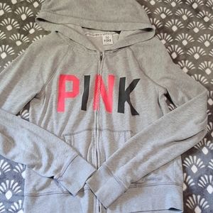 VS PINK zip up hoodie